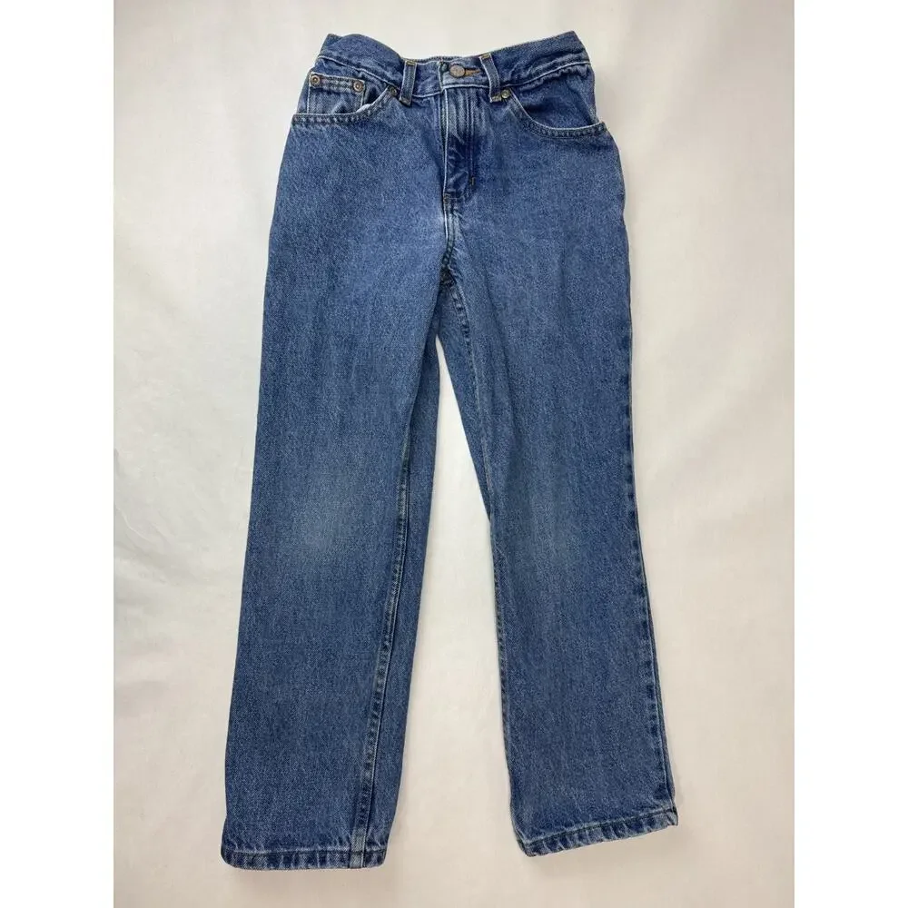Vintage Y2K Canyon River Jeans 100% Cotton Straight Leg Sturdy Kids Size 8